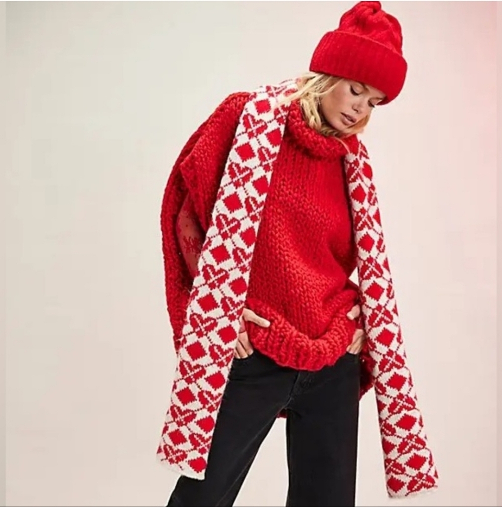 Free People Matchback Scarf MSRP $68 NWT SOLD OUT ONLINE